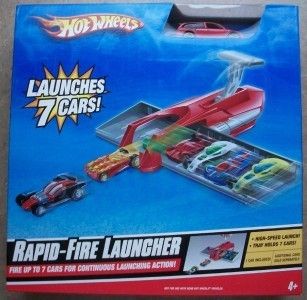 New in Box Hot Wheels Rapid Fire Car Launcher Toy