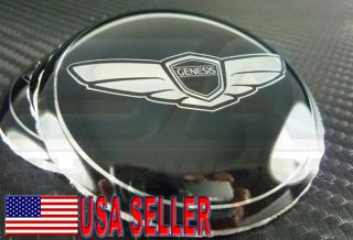 2013 Genesis Coupe 18 Wheels Wing Wheel Cap Emblem Set 4pc