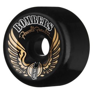 Powell Peralta Bombers Skateboard Wheels Blk 68mm 85A