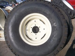 Mower 315 80D16 4 Ply Tubeless Turf Farm Tractor Tires w Rims