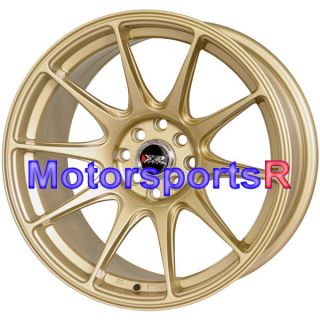 17 XXR 527 Gold Rims Staggered Wheels Concave Nissan 4x4 5 240sx S13
