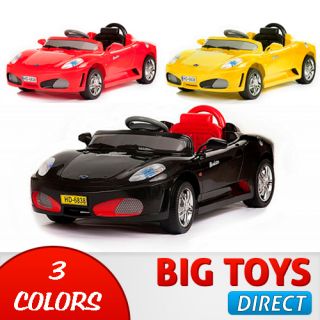 F430 Style Ride on Electric Power Remote Control Wheels RC Car