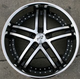 Essence M877 22 Black Rims Wheels Avalon 95 Up 22 x 9 0 5H 35