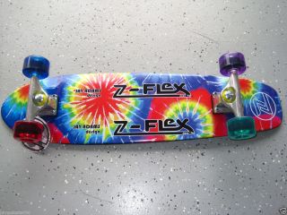 Jay Adams Tye Dye with Multi Color Wheels Skateboard Complete