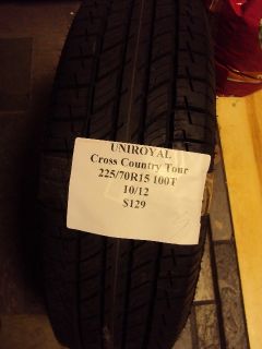 Uniroyal Cross Country Tour 225 70R15 100T Brand New Tire