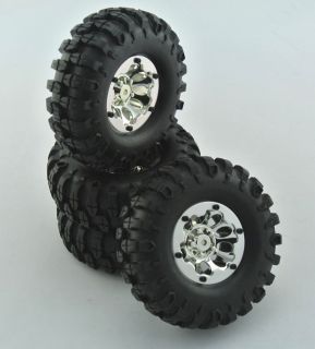 RC Rock Crawler 1 9 Tires and Wheels 108mm Fits Axial SCX10 RC4WD CC01
