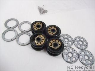 Four RC4WD Rock Crawler Low Boyz 2 2 Weighted Pendulum Beadlock Wheels