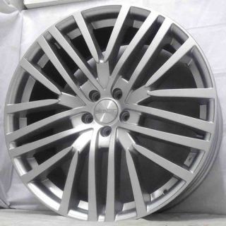 Q7 09 TDI V12 Akt Silver Multispoke Alloy Wheels Tyres 5x130