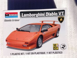  Monogram 1 24 scale Lamborghini Diablo VT plastic car model