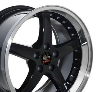 18 Rim Fits Mustang® Cobra 05 Wheel Black 18x10