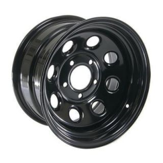 Cragar Soft 8 Black Steel Wheels 15x8 5x5 Set of 4