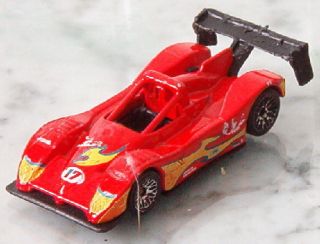 1999 Hot Wheels Ferrari 333 SP Red Metal Diecast Car Hotrod