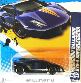 Hot Wheels 2012   HW ALL STARS   Lamborghini Gallarado LP 570 4