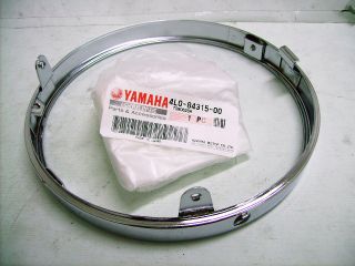 Yamaha RD250LC RD350LC Headlight Rim NOS RD350 LC Outer Ring 4L0 84315