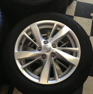 Nissan Altima Original 17 Wheels and Tires Take Off 2013