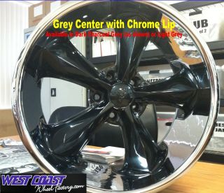 Legend Wheel Set Dark Grey 17x7 Custom Paint 5 Lug rwd Rims