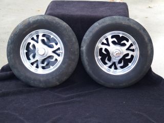 Banshee Drag Used Direct Drive Spindle Mount Tires and Rims