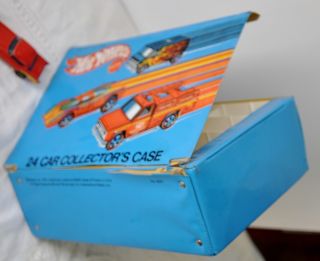 Hot Wheels Mattel Collectors Case Redline Vinyl Cars