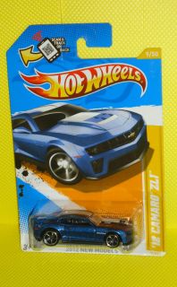 2012 Hot Wheels New Models 009 247 12 Camaro ZL1 Blue
