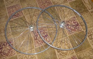 Vintage Campagnolo Super Record HUBs 36 holes 3X Ambrosio Synthesis