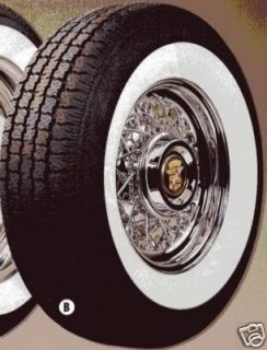 P215 75R14 American Classic 2 1 2 Wide Whitewall Tires