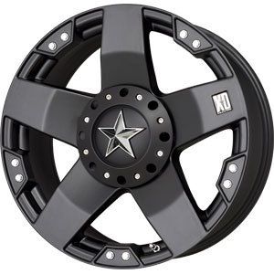 New 20x10 8x165 1 XD Rock Star Black Wheels Rims