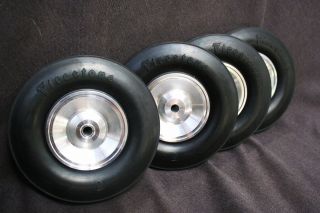 New Real Rubber Firestone Wheels Tires Midget Indy Tether Race Car