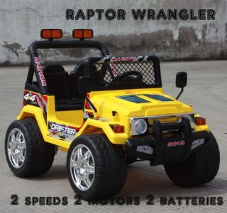 on R C Car Remote Control Battery Wheels  RC Raptor Wrangler