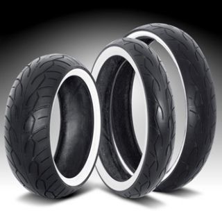 Vee Rubber VRM 302 200 55B17 Twin White Wall Rear Tire