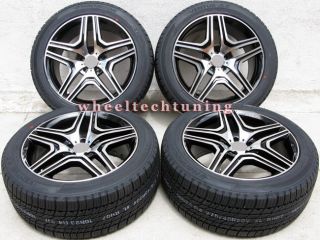 BENZ WHEEL AND TIRE PACKAGE   RIMS FIT ML350, ML500 AND ML550 BLACK