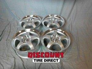 5x100 5x114 3 5 100 5 114 3 Five x Silver Machined Wheels Rims