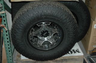 Moto Metal wheels and 5 Nitto Dune Grapplers Jeep TJ YJ LT315 70R17