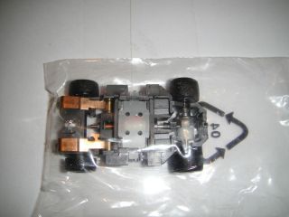 Car HO One Brand New 440x2 Wide Pan Chassis with Black Wheels