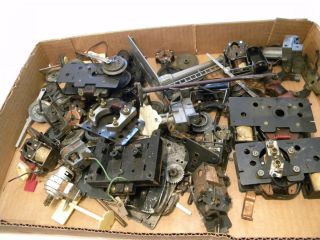 Lot of Marx motors motor parts wheels and other parts LOOK AT THE PIC