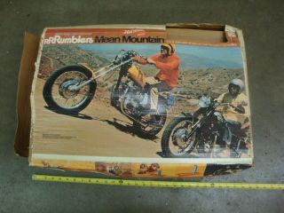 Vintage Hot Wheels Rumbler Rrrumblers Mean Mountain Playset Race Track