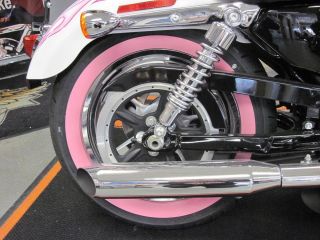 New Harley Davidson Limited Edition Pink Wall Tires Rear Dunlop D401