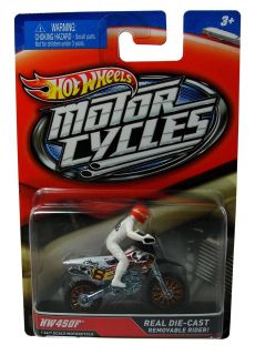 Hot Wheels Motor Cycles HW450F with Removable Rider Brand New