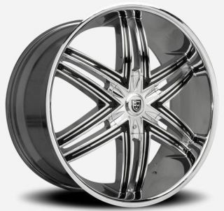 Lexani Advocate Chrome Wheel Rim 5x150 Tundra Sequoia LX470