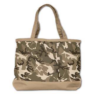 Camo Gifts  Camo Bags  Tan Camouflage Pattern Shoulder Bag