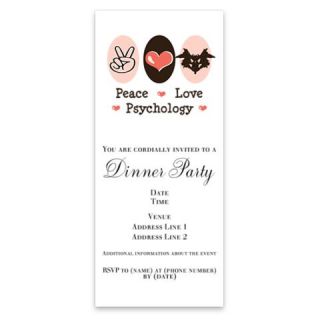 Peace Love Psychology Invitations by Admin_CP8437408  512548590