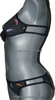 NWT MANUEL CANOVAS bikini swimsuit designer T1 4/6 US luxe high end