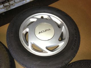 86 87 88 89 Acura Integra OEM wheels rims with tires STOCK factory 14