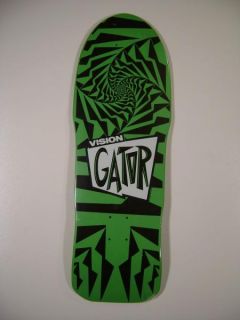 Vision Mark Rogowski Gator 2 Skateboard Deck Green Black