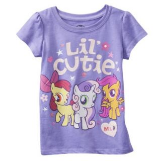 My Little Pony Infant Toddler Girls Short sleeve Lil Cutie Tee   Lilac 18 M