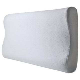 Sleep Innovations Gel Infused Memory Foam Contour Pillow   White (24)