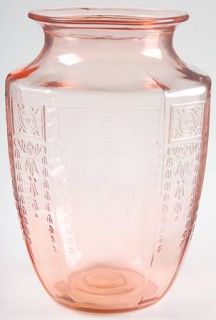 Anchor Hocking Princess Pink Flower Vase   Pink, Depression Glass