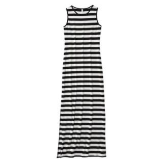 Xhilaration Juniors Striped Maxi Dress   Black/White XL(15 17)