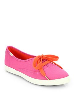 Kate Spade New York Pointer Canvas Keds Sneakers   Pink