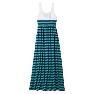 Mossimo Supply Co. Juniors Colorblock Maxi Dress   White/Oxford Blue/Aloha