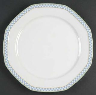 Studio Nova Country Cafe Blue 11 Round Platter/Chop Plate, Fine China Dinnerwar